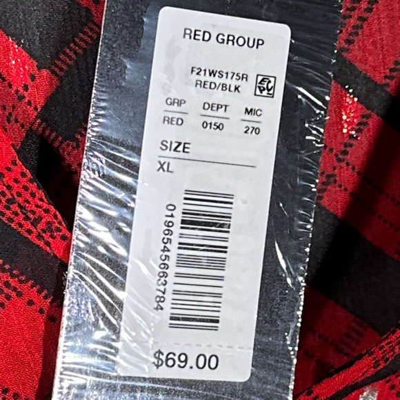 NWT Slim Factor Investments Blouse Long‎ Sleeve Sheer Tie Size XL - Picture 12 of 16